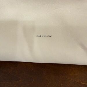 Luxe + Willow White Leather Bag